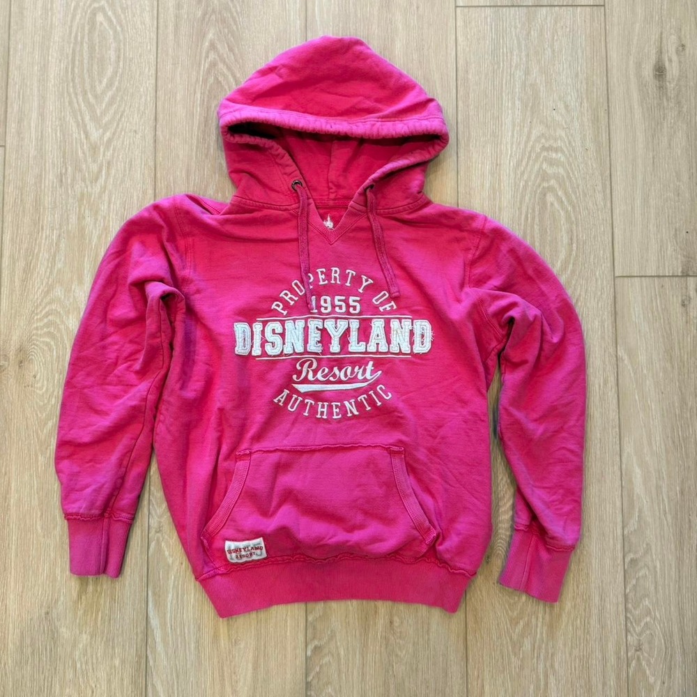 Property of Disneyland Resort Hot Pink Embroidered Text